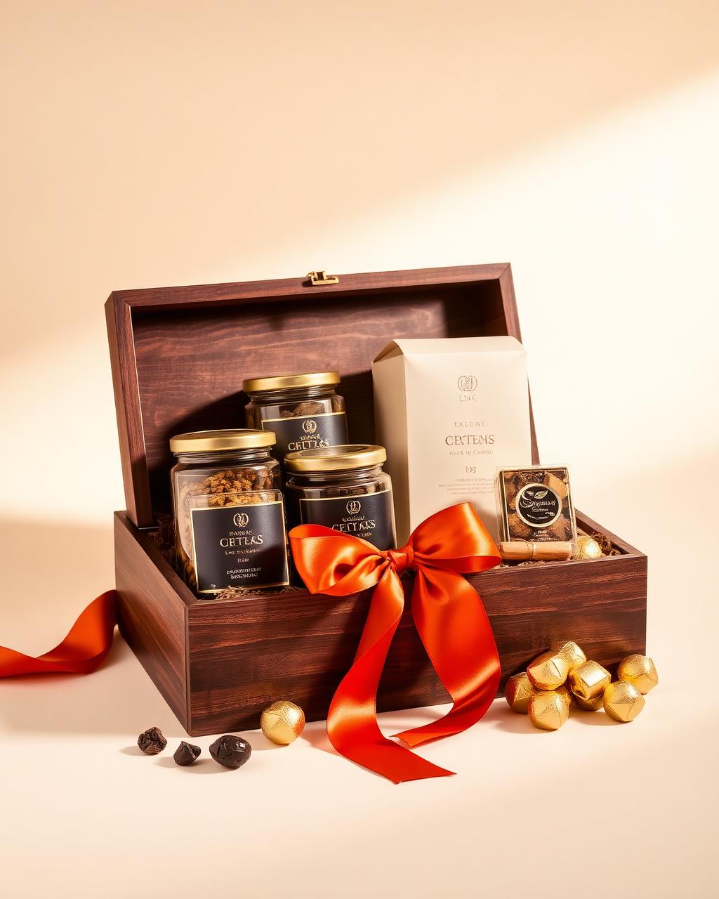 Curated festive hampers